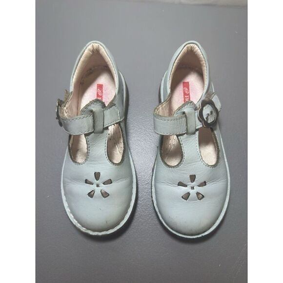 Other - Bosi Lorela Azul Soft Leather Mary Janes Girls Light blue Shoes Sz 28 US 11 #24